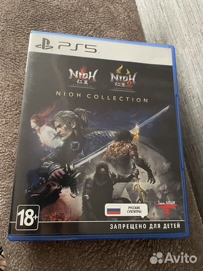 Игра для playstation ps5 nioh1 и nioh2