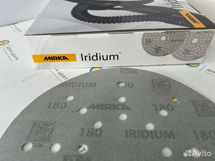 Шлифовальный материал Iridium 225мм 24 отв Р180