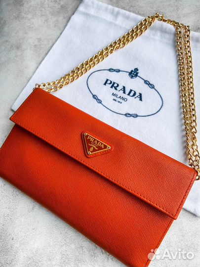 Клатч Prada оригинал мини - сумка