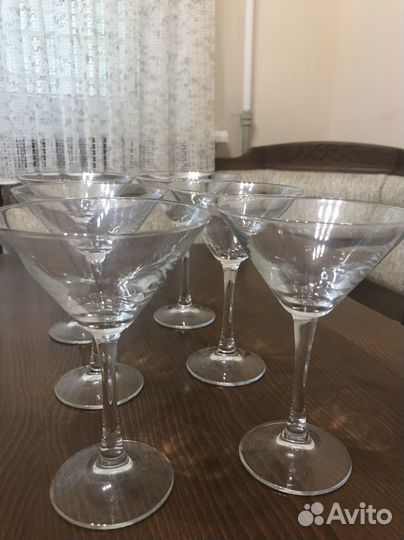 Бокалы для мартини-6 штук