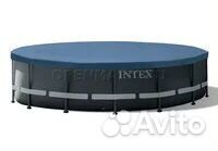 Тент для круглого каркасного бассейна Intex 5.49м