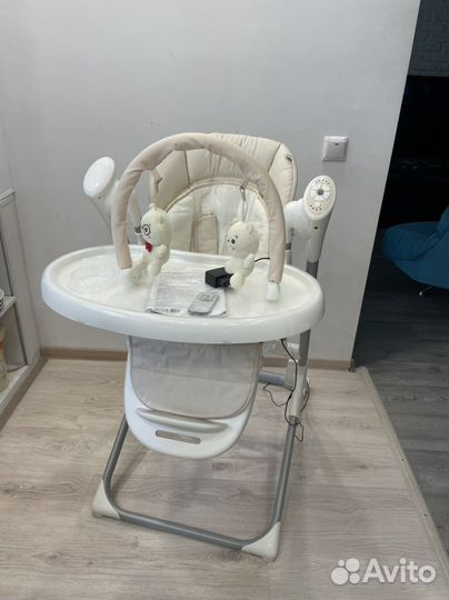 Стульчик для кормления - качели babyton 2 в 1