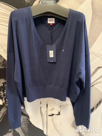Пуловер tommy hilfiger L строго оригинал В профиле