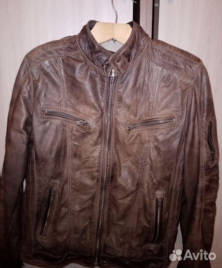Куртка мужская кожаная