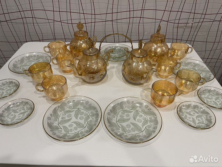 Гутное стекло набор СССР