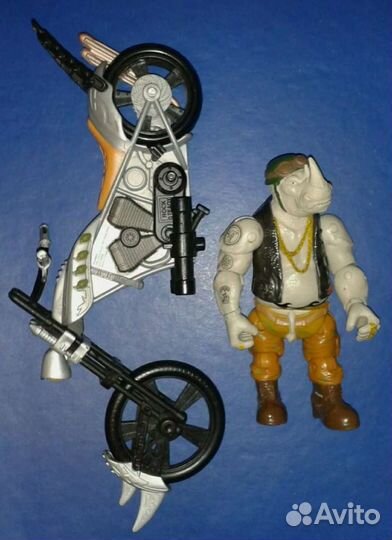 Рокстеди с мотоциклом из черепашек ниндзя