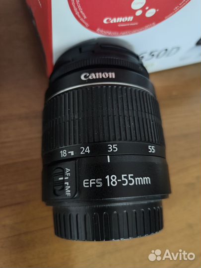 Зеркальный фотоаппарат canon eos 650d