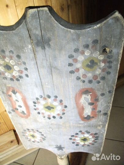 Прялка старинная с росписью