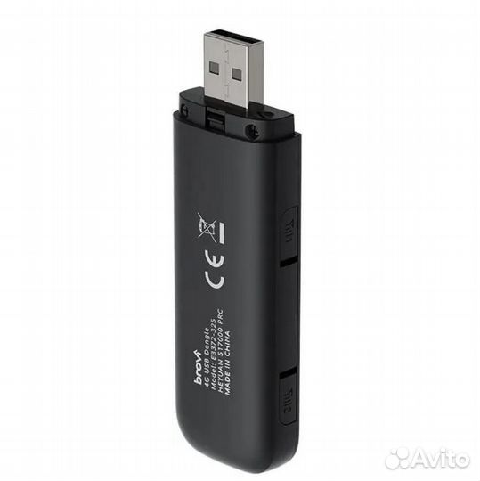 USB-модем Huawei E3372-325 черный Brovi 4G 3G (UM