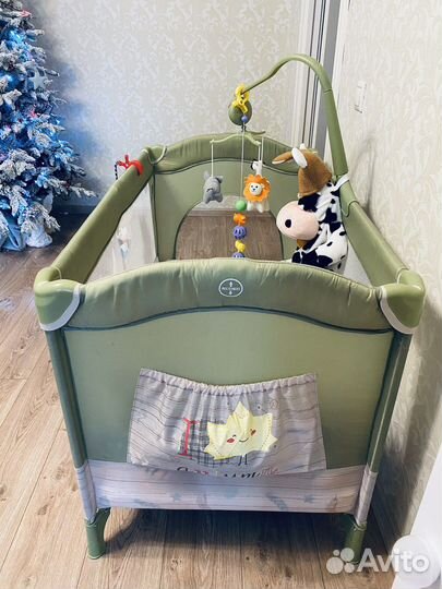 Манеж-кровать Babyton Dreamy Green P610