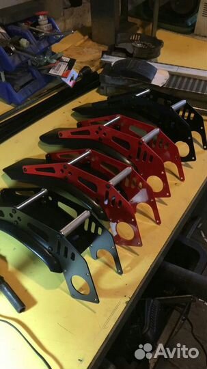 Крыло заднее красное на kugoo g-booster