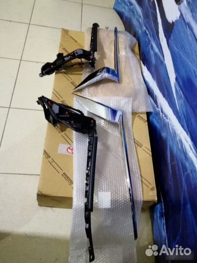 Хром фары Toyota Land Cruiser Prado 150