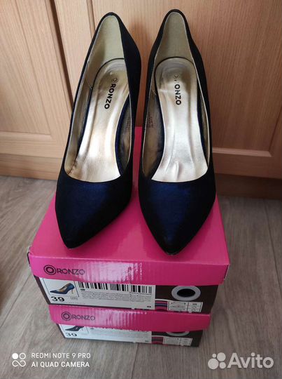 Туфли синие