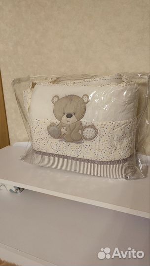 Бортики в кроватку mothercare новые