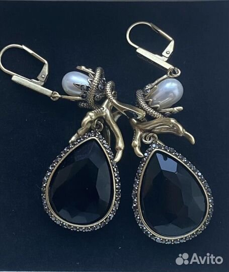 Серьги Alexander McQueen