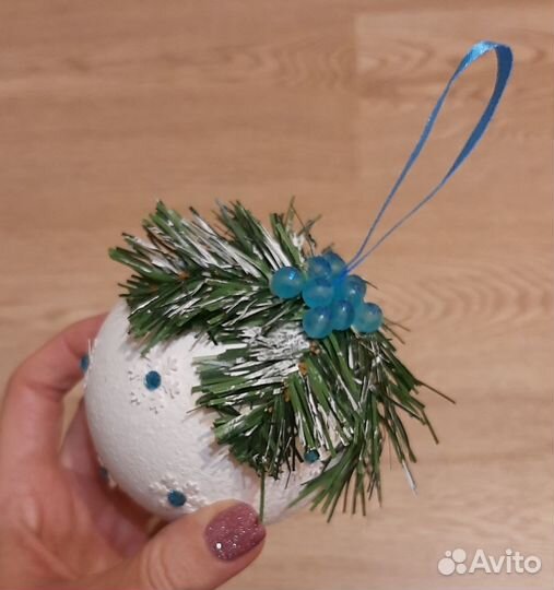 Шары елочные ручной работы
