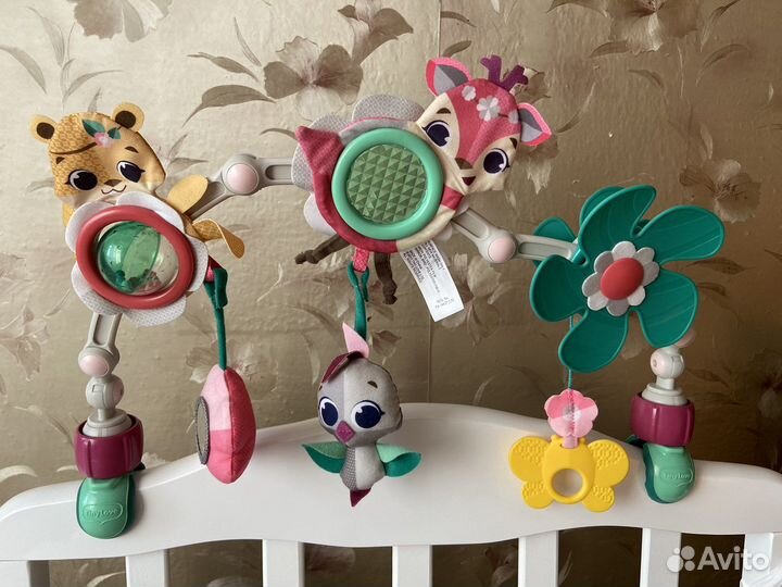 Мобиль на кроватку дуга трансформер tiny love