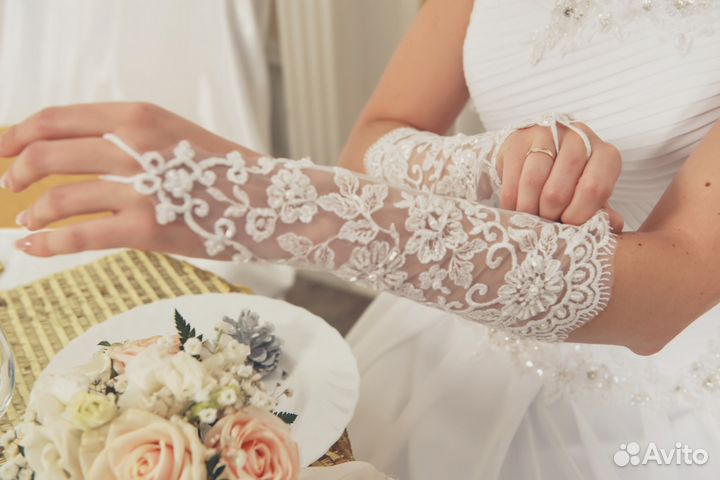 Свадебные перчатки