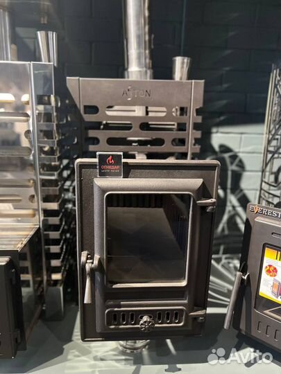 Чугунная печь для бани