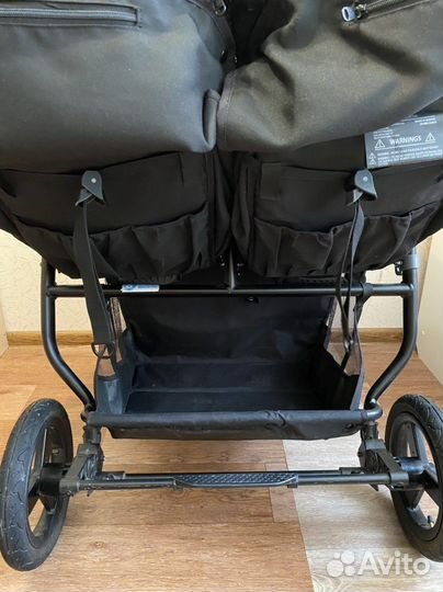 Коляска bumbleride indie twin/matte black