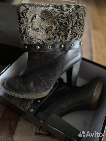 Ботинки зимние 38р новые и б/у