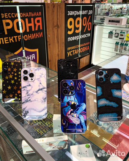 Бронирование телефонов полиуретановой пленкой