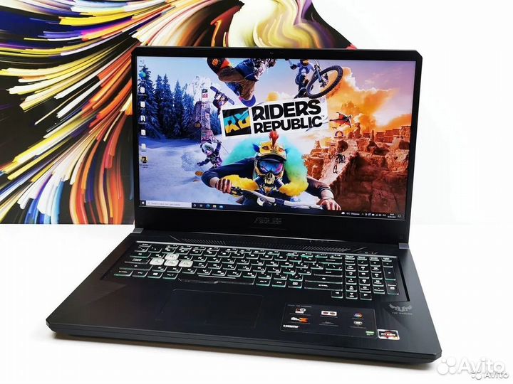 Игровой Asus TUF IPS Ryzen 7-3750H GTX 1650 SSD