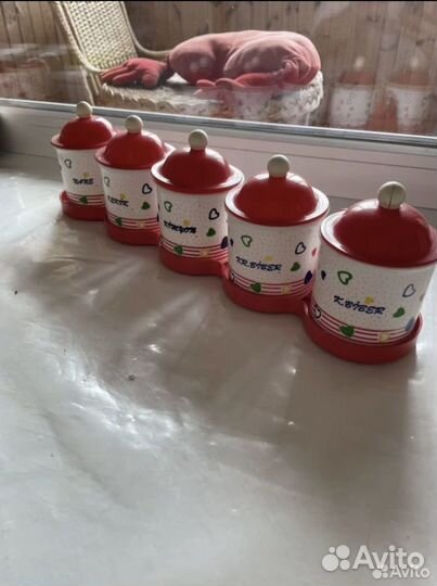 Набор баночек для специй