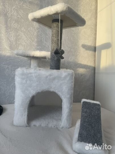 Домик для кошки с когтеточкой