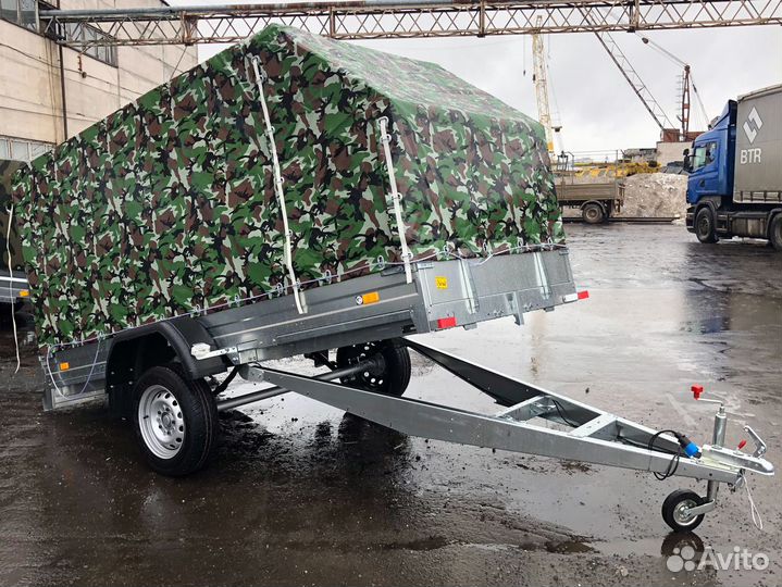 Оцинкованный прицеп сст 3.5х1.5 R15