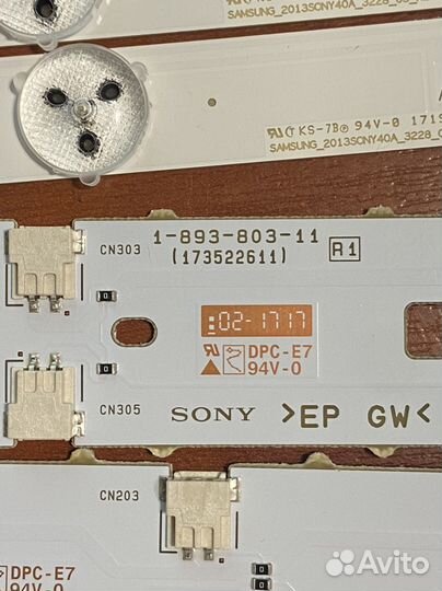 Sony kdl-40re353 подсветка для телевизора