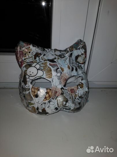 Маска кошки для квадробики)