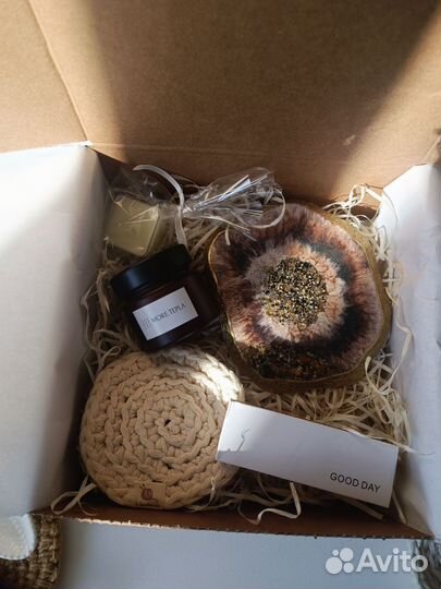 Подарочный набор, свеча