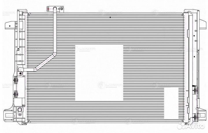 Радиатор кондиционера Мерседес C W204 07