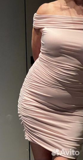 Платье трикотажное женское миди