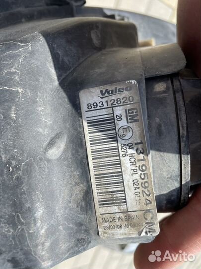 Фара opel combo/corsa