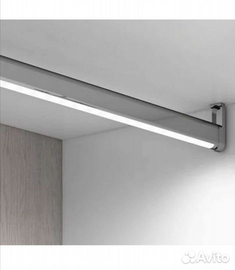 Штанги для одежды с подсветкой