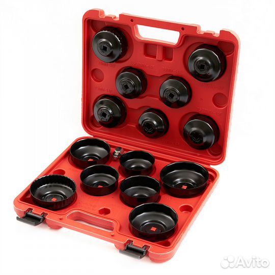 Чашки для снятия и монтажа маслянных фильтров 15пр