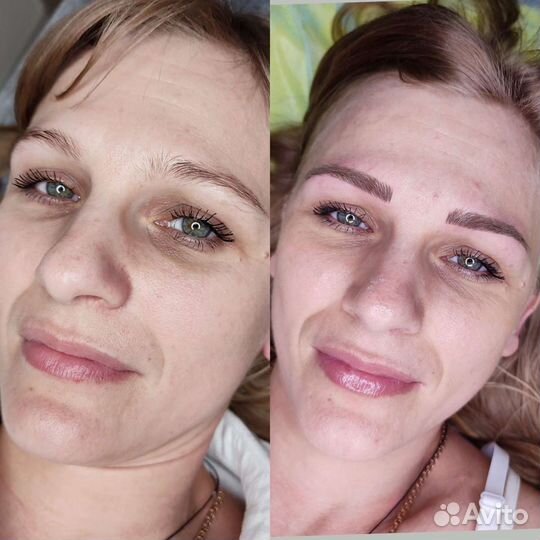 Микроблейдинг бровей, перманент, волосковая техник