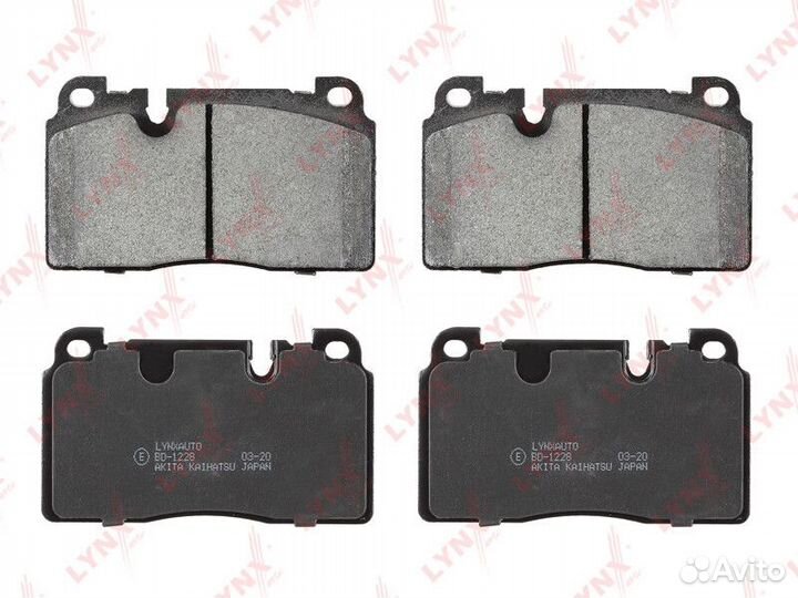 Колодки тормозные дисковые lynxauto BD-1228