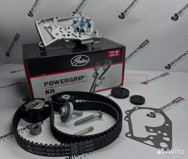 Комплект грм с помпой gates K4M K4J Largus Duster