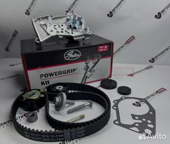 Комплект грм с помпой gates K4M K4J Largus Duster