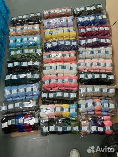 Пряжа пух норки