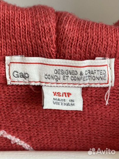 Толстовка Gap / Кофта на молнии / Коралловая