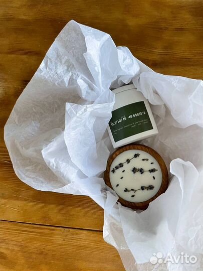 Стаканчик из гипса / Стаканчик для свечей