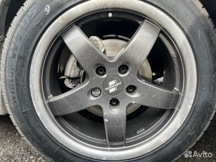Прдам или обменяю литье с новой резиной R17
