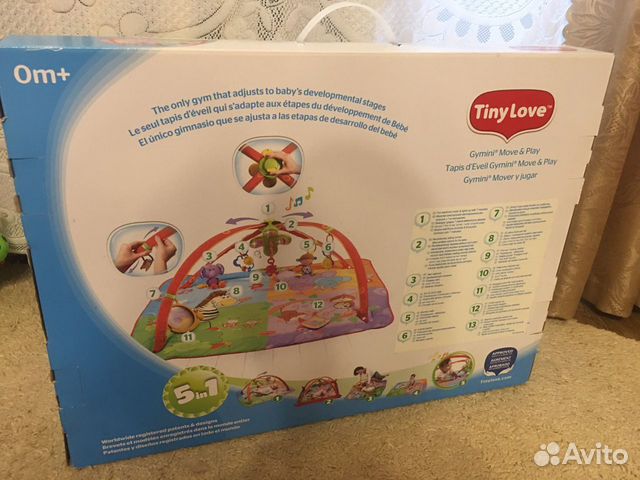 Детский развивающий коврик tiny love