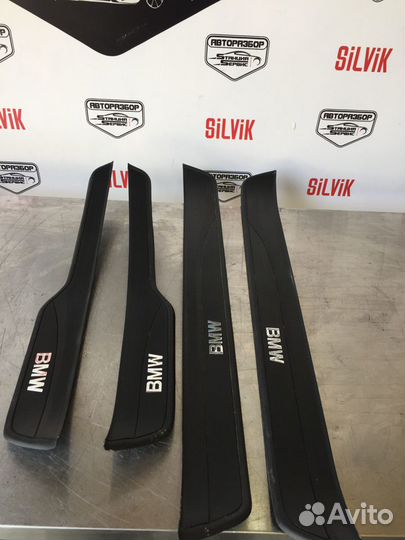 Накладки порога салона BMW E90