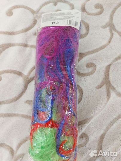 Парик разноцветный