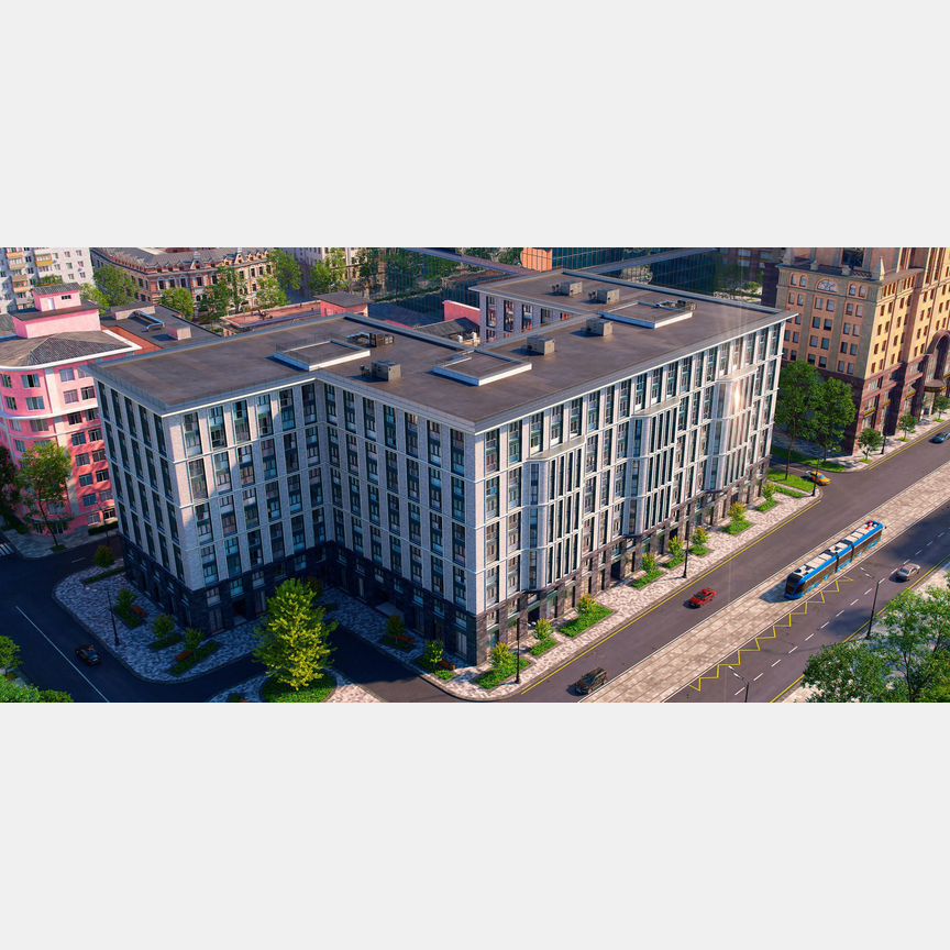 1-к. апартаменты, 48,8 м², 4/10 эт.